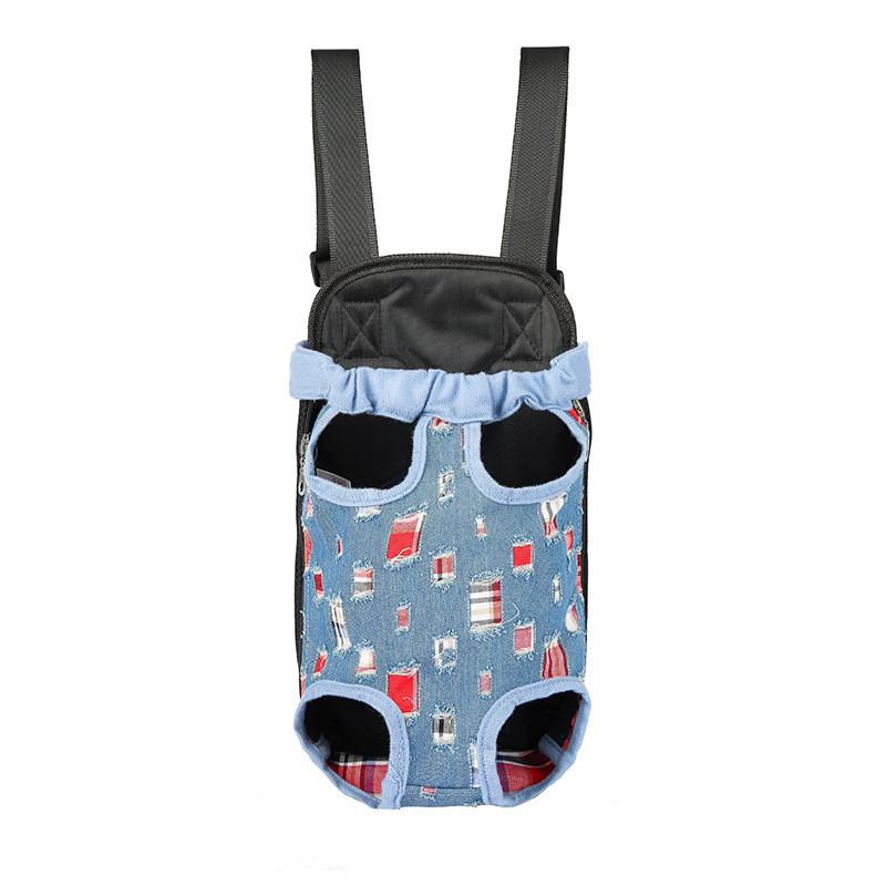 Pet Travel Breathable Backpack With Adjustable Straps For Outdoor Dog Walks