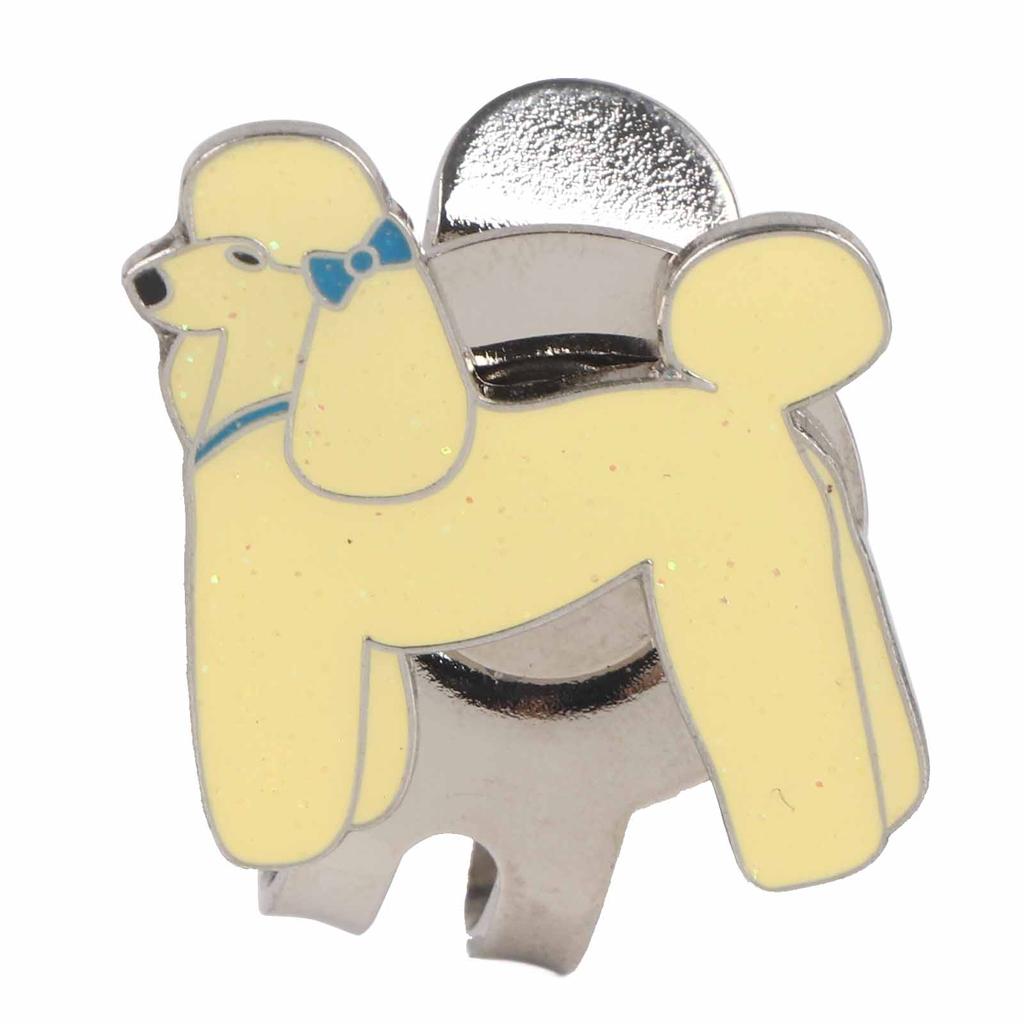 Durable Stainless Steel Golf Hat Cap Clip with Magnetic Ball Marker Accessory Dog