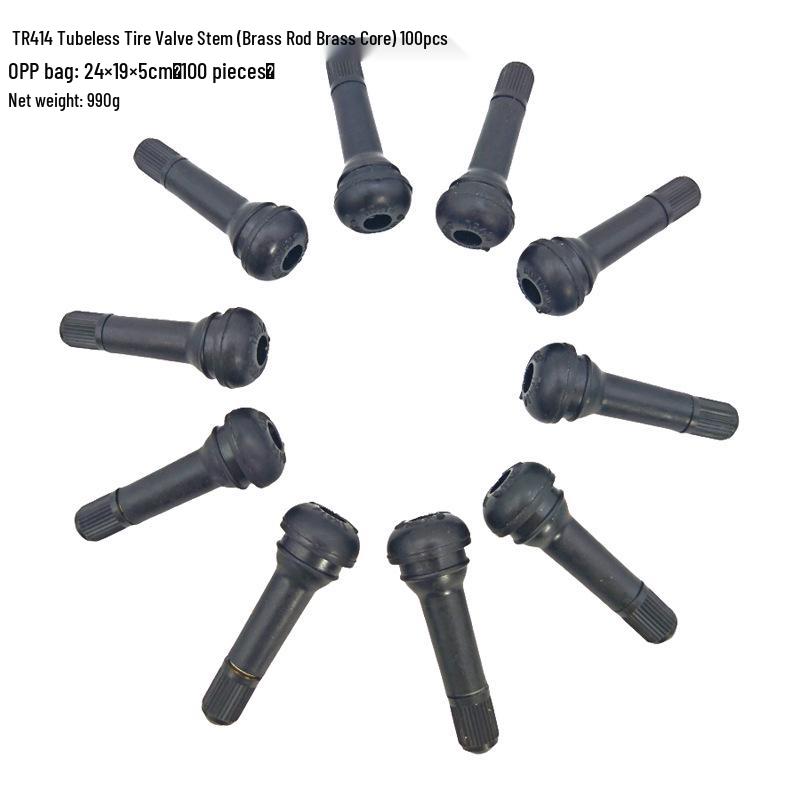 Tubeless Tire Valve Stem TR412/TR414/TR415/TR418 - Rubber Inflation Nozzle