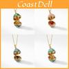 Vintage Shell Pendant Necklace With 18k Gold Plating For Women And Men