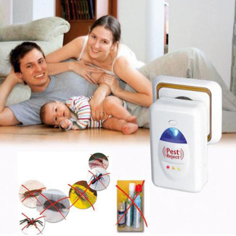 1Pc Electronic Ultrasonic Electromagnetic Anti Pest Bug Mosquito Cockroach Mouse