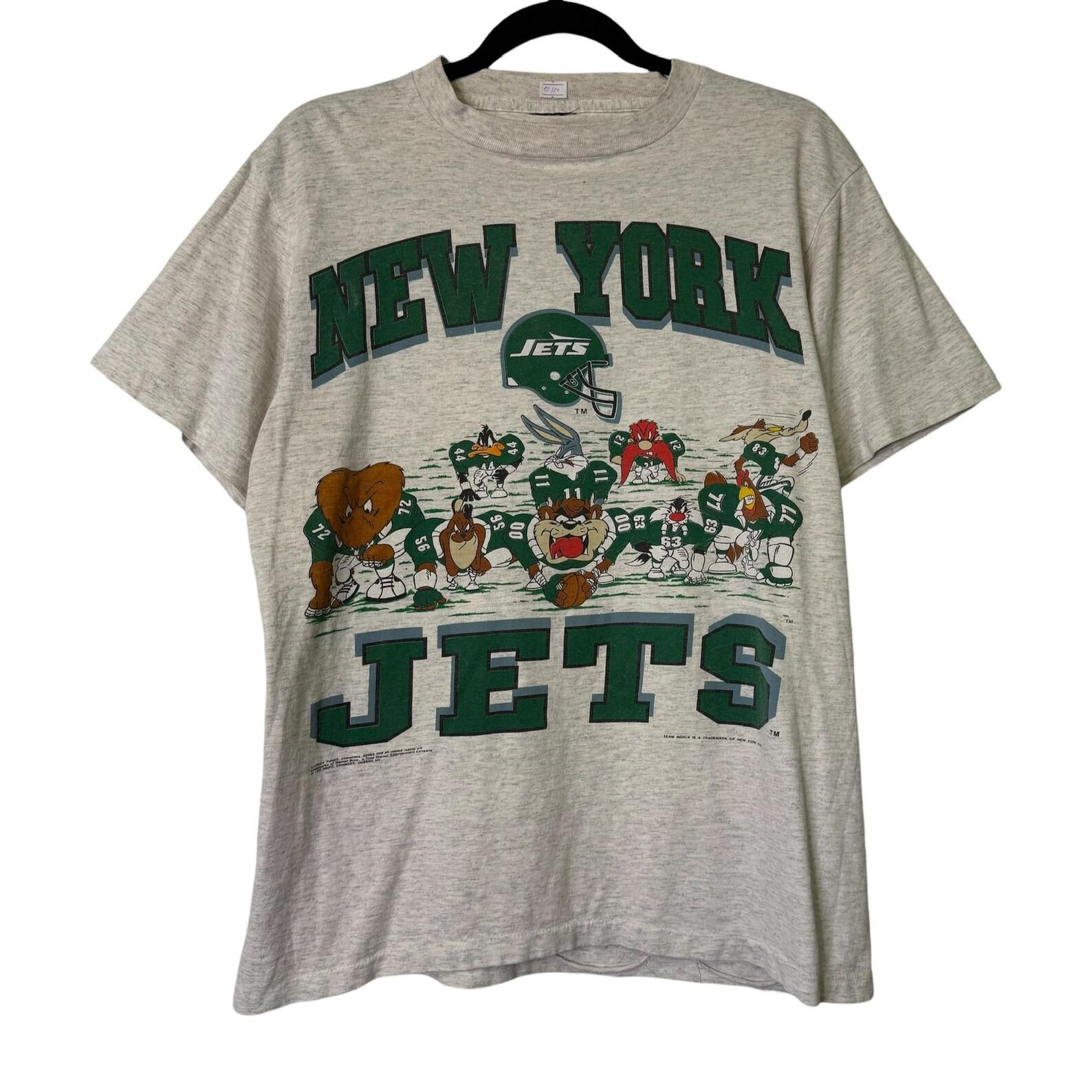 1992 Looney Tunes New York Jets NFL T shirt Sz L (B684) S