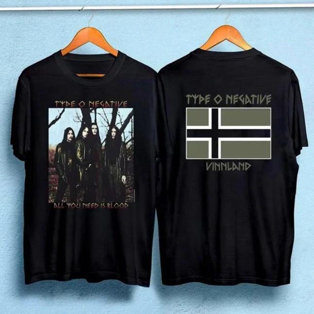 

Vintage 90s Type O Negative All You Need Is Blood TShirt Unisex T-Shirt XL