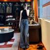 Korean Casual Summer Outfit: Stylish Streetwear Set for Women - High-End, Salt Type Jeans and Outerwear