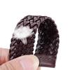20mm 22mm Weiches Lederarmband für Fossil Bul-gari BVL102929 Huawei GT Watch Gewebtes Rindsleder Uhrenkette Retro Vintage Uhrenarmband