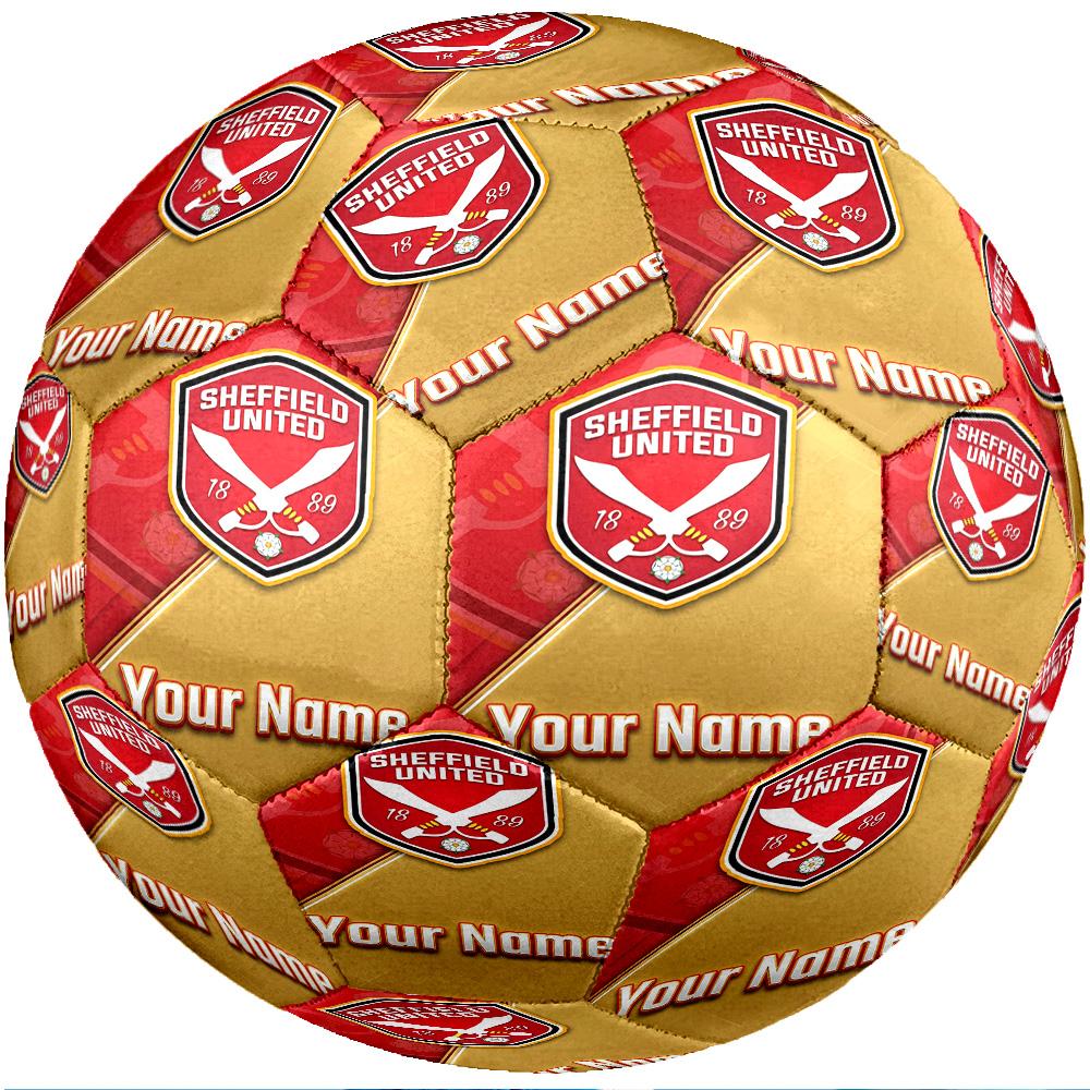 Sheffield United FC Fashion Size 5 Football Wearproof Non‑Slip Soccer Ball For Sports Training Entertainment Use