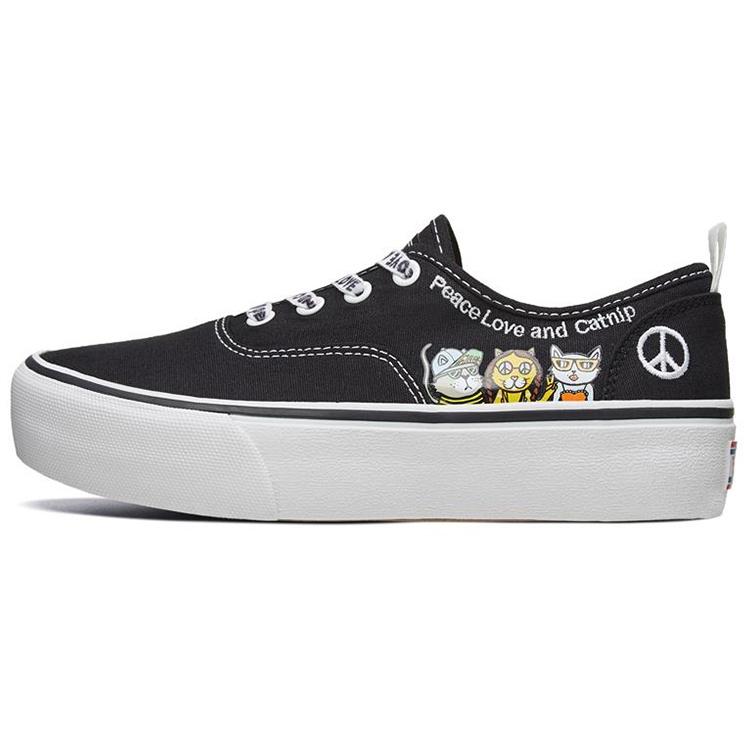 (WMNS) Skechers Marley Low-Top Sneakers Black Women s 33280-BLK EU 40