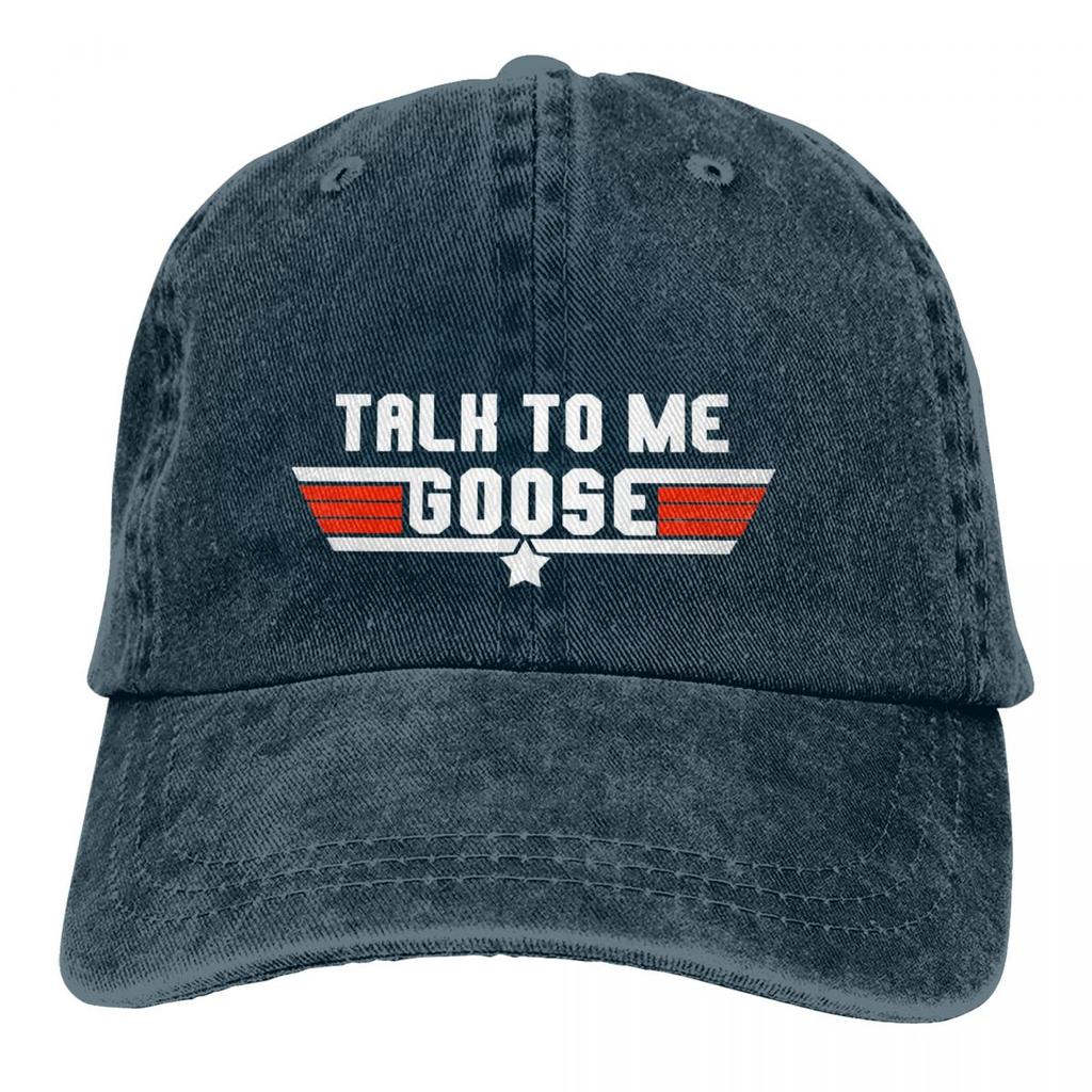 Șapcă de vară Parasolar Talk To Me Goose Logo Design Șepci hip hop Top Gun Maverick Film Pălărie de cowboy Pălării cu vârf