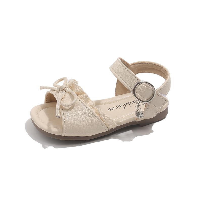 

Cute Sandals for Girls, Beach Shoes, Soft-soled Shoes 33 бежевий