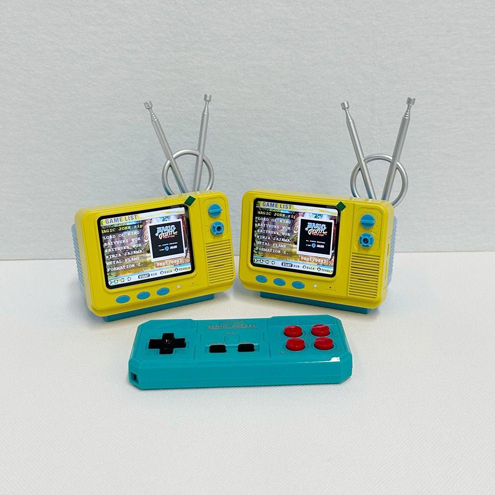 Wireless Controllers Retro Bookshelf TV Console Handheld TV Game  Portable Gaming