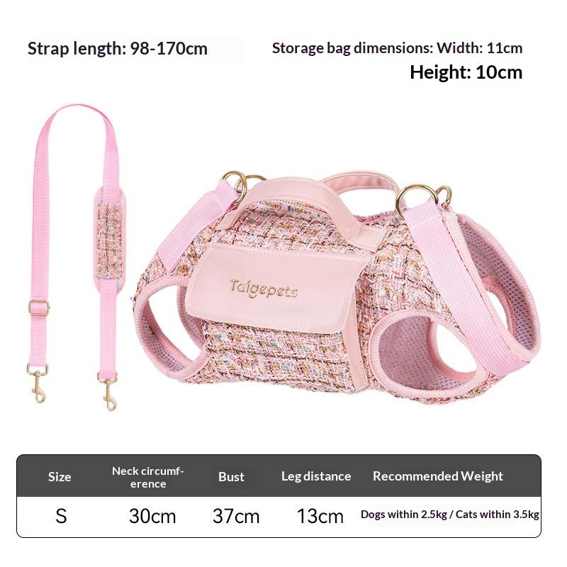 Dog Horizontal Backpack Outdoor Bag Cat Bag Pet Dog Portable Crossbody Lightweight High Quality Shoulder Outdoor Dog Walking Bag