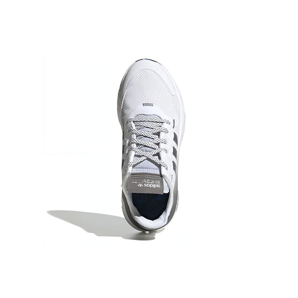 Adidas Nite Jogger Men's Casual Shoes Grey White Blue FV6624
