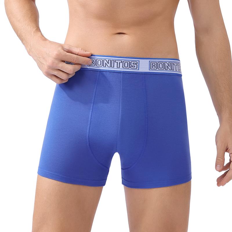 4 Pieces/pack Mens Polyester Boxer Briefs Letter Belt Men's Panties New Boxers Underwear For Man Shorts Sexy Men Underpants