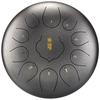 12 Inch 11-Tone Steel Tongue Drum Mini Hand Pan Drums with Drumsticks Percussion Musical Instruments