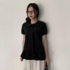 La Chapelle Women's Lace Trim Short Sleeve T-Shirt