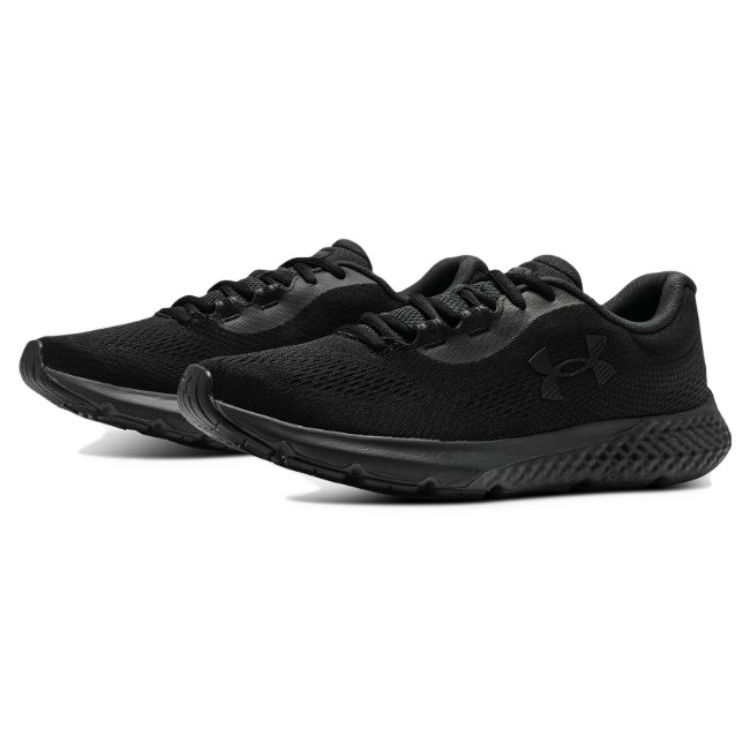 Under Armour Charged Rogue 4 Triple Black Men Sneakers 3026998-002