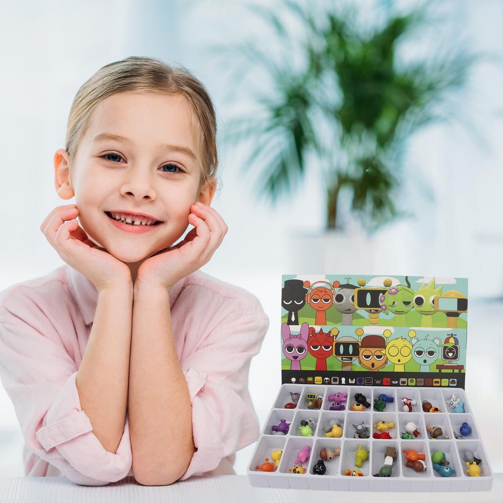 3D Action Figures Mystery Box, Mystery Box (48 Pack)