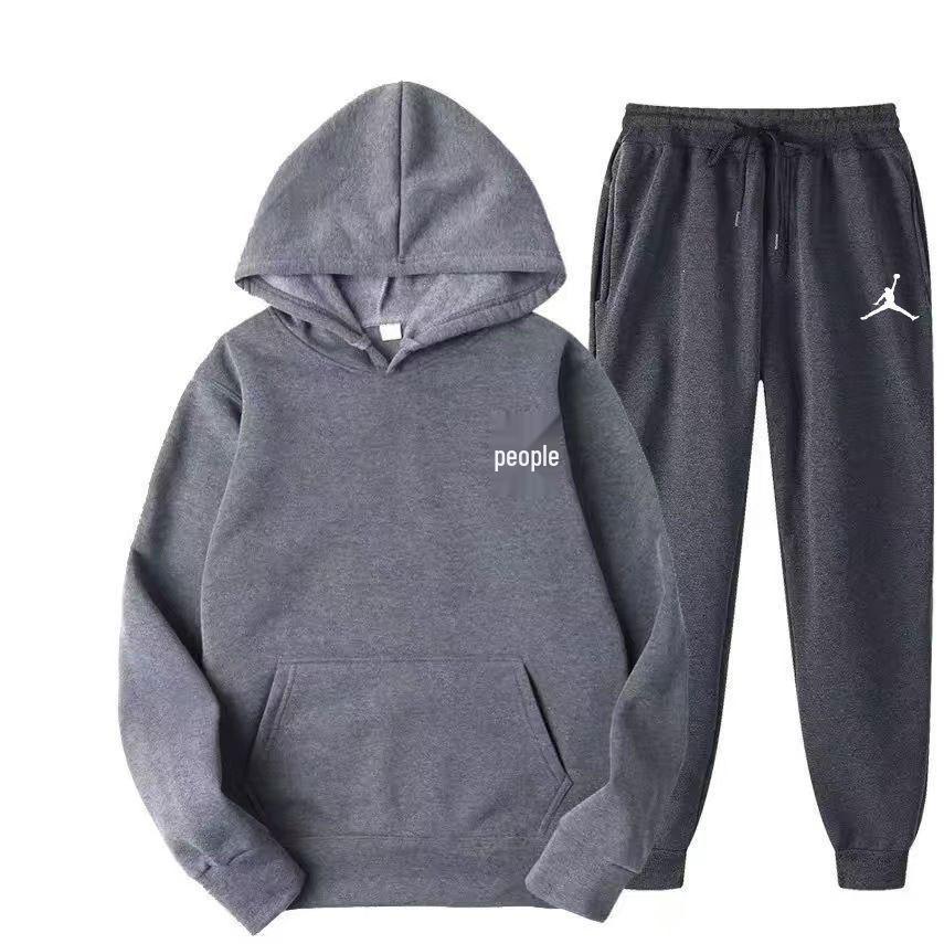 Herbst/Winter Unisex Lässiges Hoodie & Jogginghosen Set