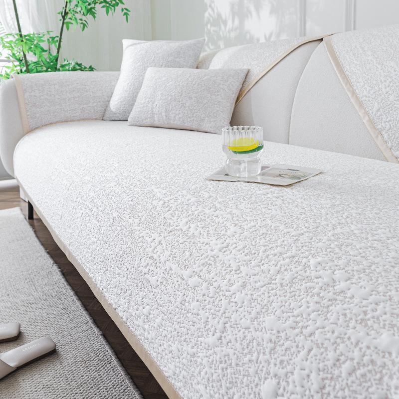 

Summer Sofa Cushion New Cool Ice Silk Sofa Mat Seat Cushion Advanced Straight Row Sofa Cover Cover Cloth 70*70cm