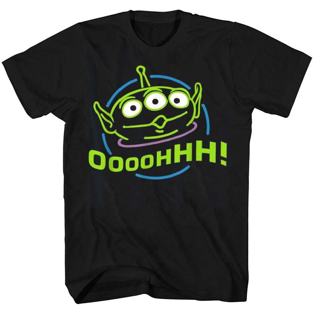 Toy Story Alien Neon Oooohhh! 100% Cotton T-shirt Mens Tees Top M