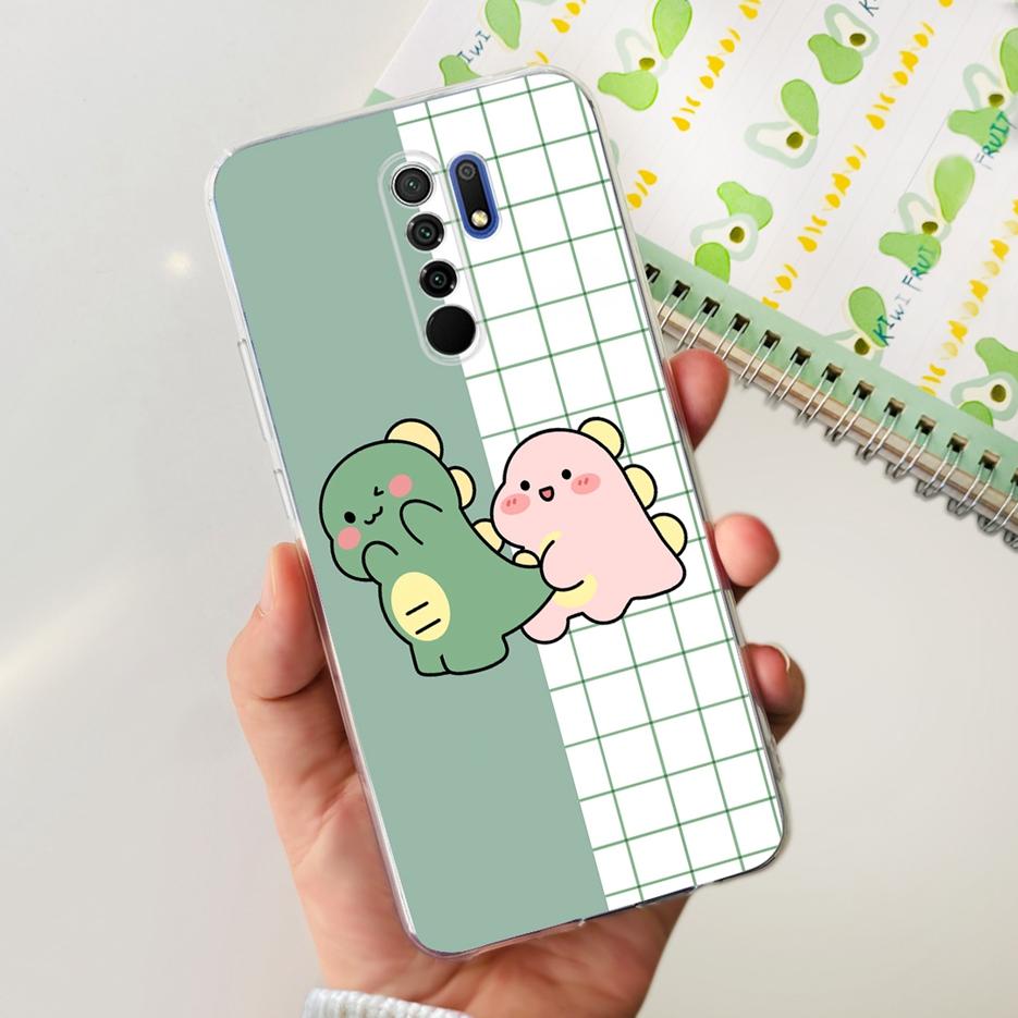 For Xiaomi Redmi 9 Case Stylish Painted Fundas 6.53'' Soft Silicone Phone Case For Xiaomi Redmi 9 Prime Redmi9 Back Cover Bumper