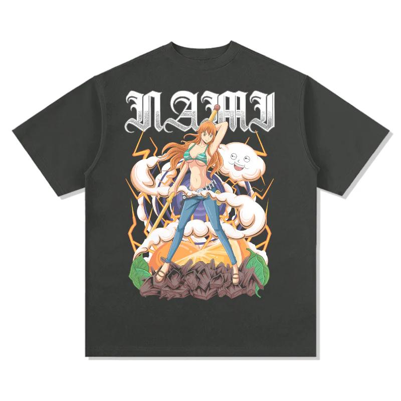 

One Piece Nami TShirt Men Women Daily Wear 100 Cotton Breathable Crew Neck Street Style Short Sleeve Graphic Tee S