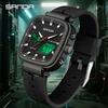 SANDA 6282 Fashion Luxury Men's Electronic Watch Dual Monitor Sports Waterproof Night Light Men's Electronic Watch