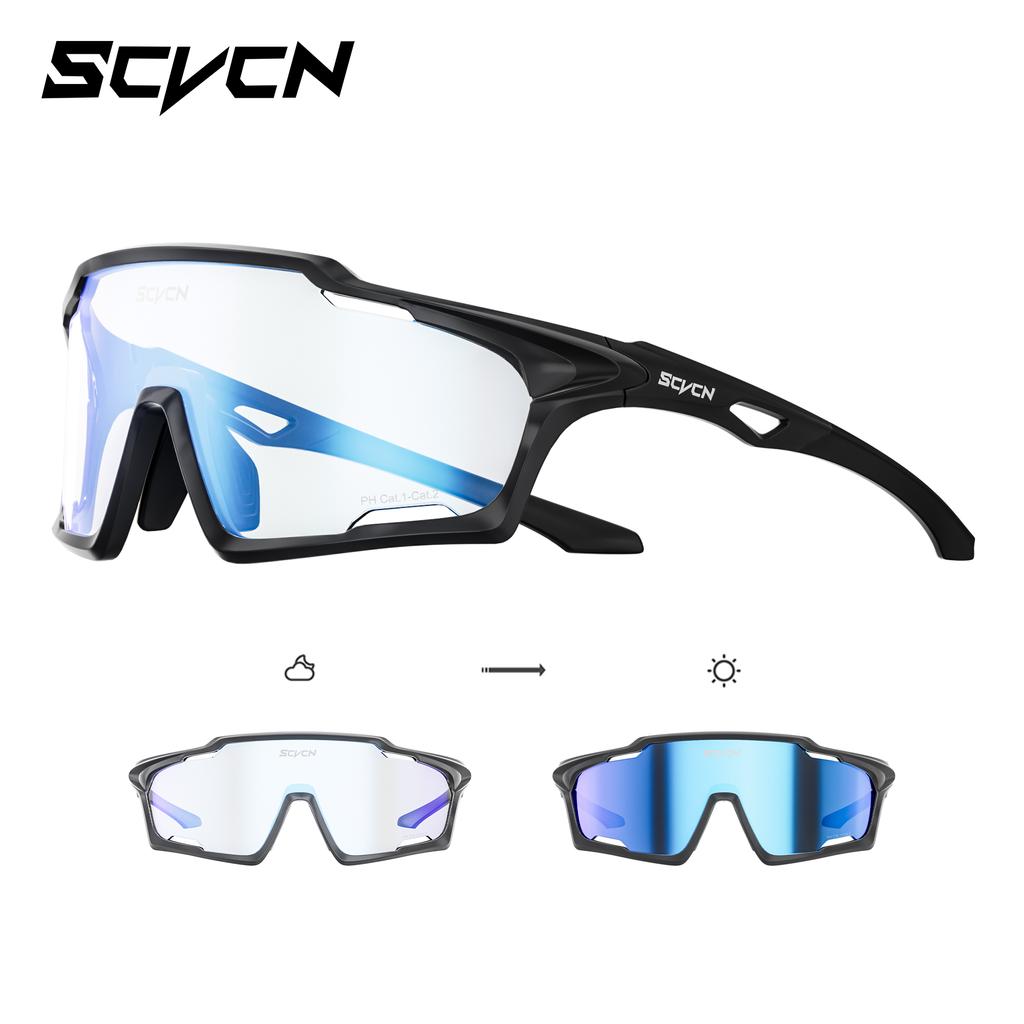 SCVCN Photochrome Sonnenbrille für Mann Radsportbrille MTB Fahren Skaten UV400 Angelbrille Frau Fahrrad Radsport Baseball 2026