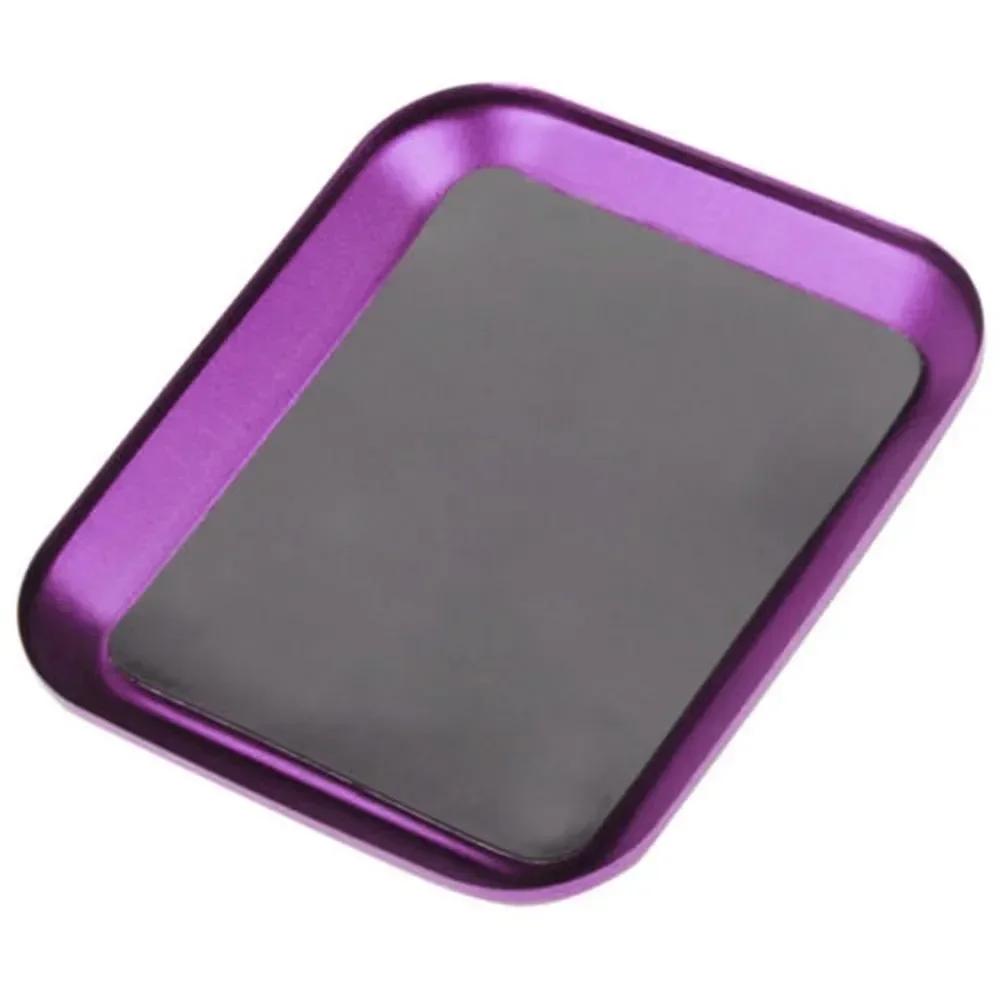 Aluminium Alloy Magnet Screws Disk Storage Plate Magnetic Mini Screw Mat Tray Plate for RC Airplane Car Boat Phone Repair Tool