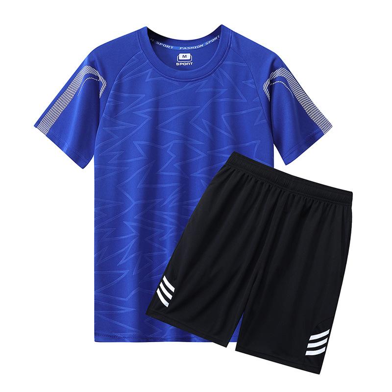 Ensemble Short et Haut sans Dos à Manches Courtes pour Homme
