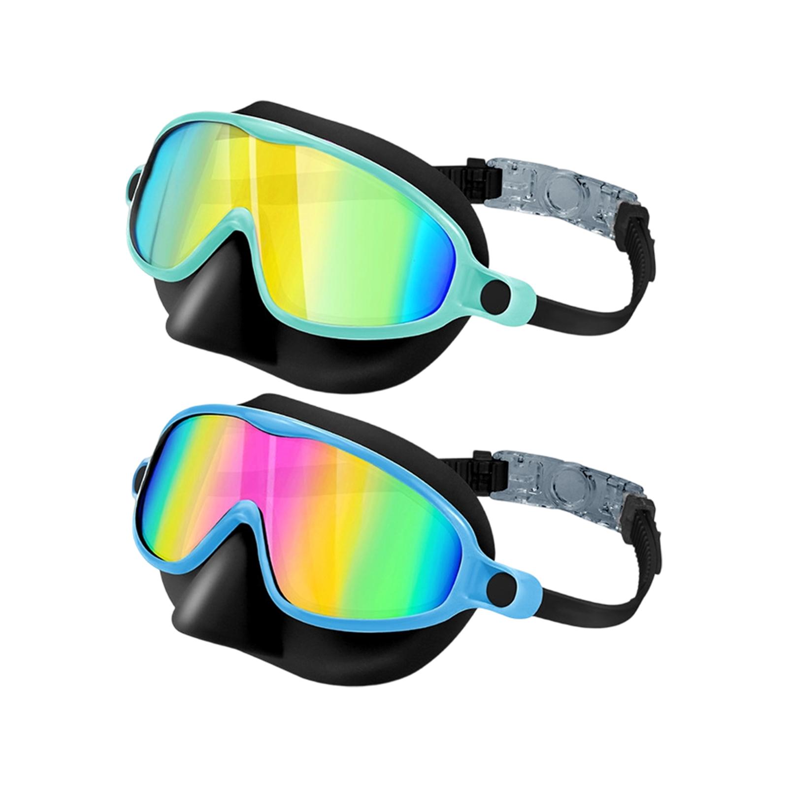 

Wide Field Of View Diving Mask -Fog -Leak Toddler Swimming Goggles For Kids Ages 3-15