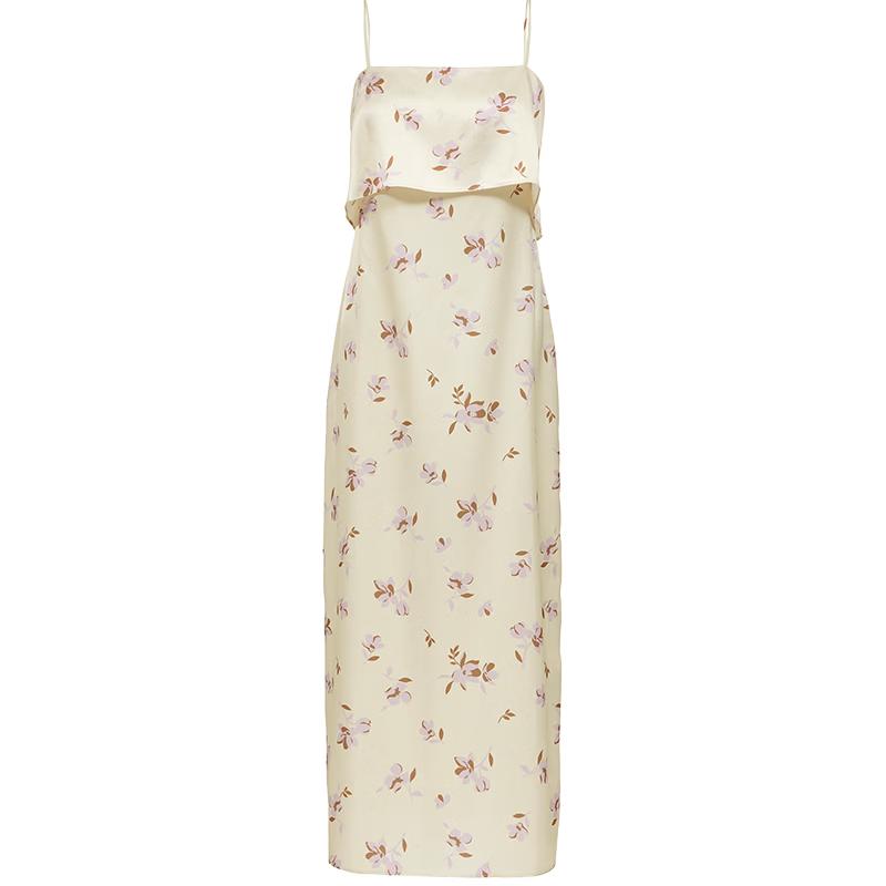 VEROMODA Women s Adjustable Strap Printed Maxi Dress M