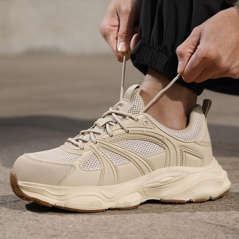 Steel Toe Shoes for Men Non Slip Indestructible Safety Tennis Shoes Lightweight Breathable Construction Sneakers anti puncture
