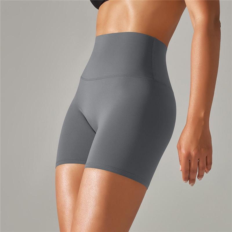 Auroth Sexy Elastic Yoga Shorts Women Biker Sports Shorts High Waist Fitness Workout Shorts
