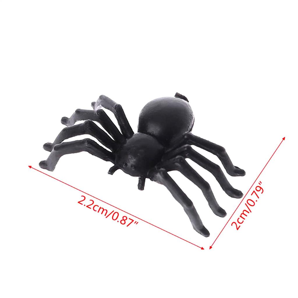 Simulation Of Small Trick Fake Toy Halloween Black Small Round Dark Small Animal 50packs