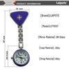 Leppte Luminous Nurse Watch: Clip-on Retro Pocket Breast Watch for Women, Cute Student Engraving