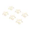 100pcs Star Moon Paper Clips Prevent Rust Skid Resistance Cute Paperclips for   Daily Use School
