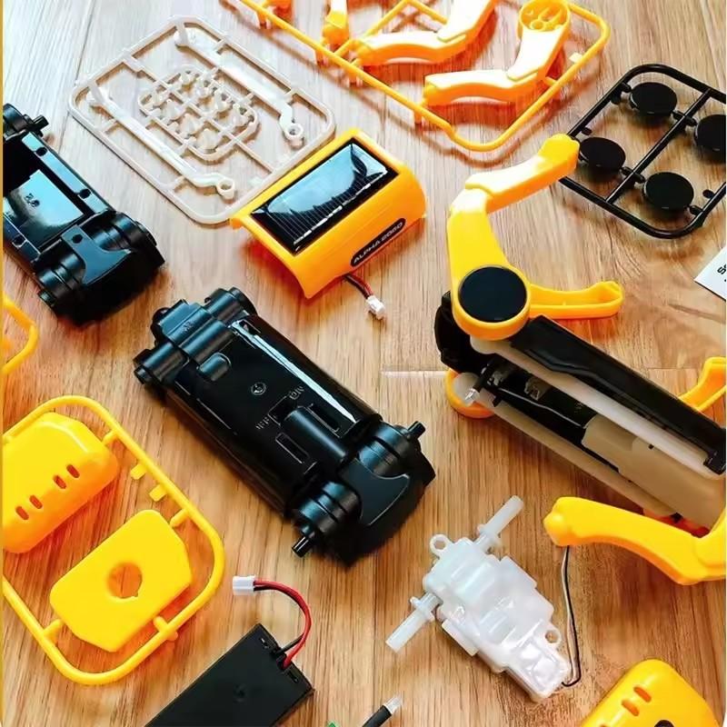 Çocuk Robot Köpek Bilim Deney Kitleri Güneş Enerjili Yavru Köpek Çocuklar İçin Kendin Yap Eğitici Stem Oyuncakları bilim Geliştirici Hediye