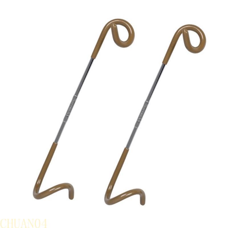 1pc Double-Ended Storage Hook Multi-Purpose Camping Lanterns Hangers Durable Metal Light Lamps Hook for Outdoor Camping