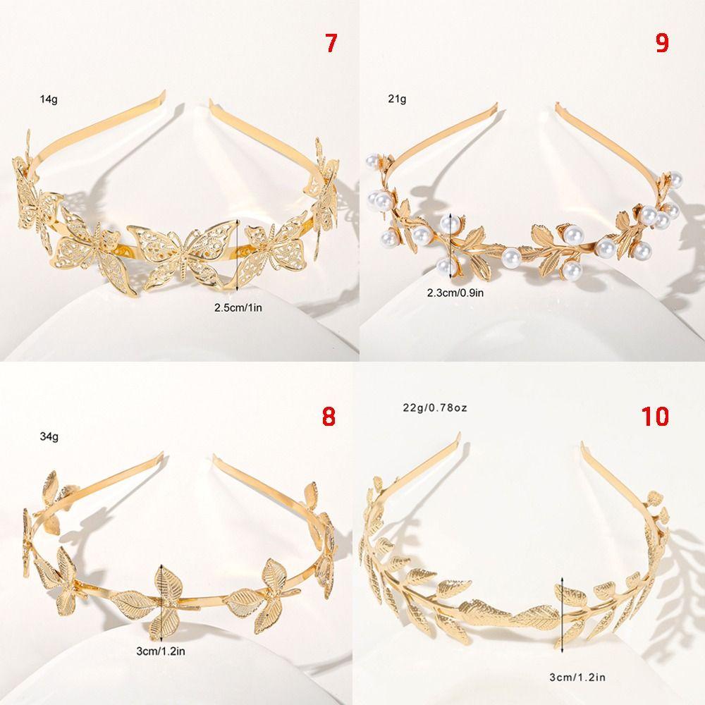 Korean Style Bridal Headpiece Comfort Fit Headwear Retro Hair Crown Wedding Party