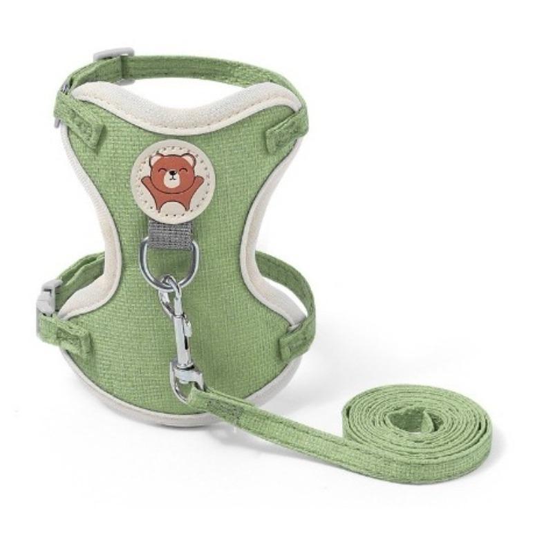 Pet Chest and Back Strap Vest Type Cat Leash, Small and Medium-sized Dog Anti-escape Dog Leash, Telescopic