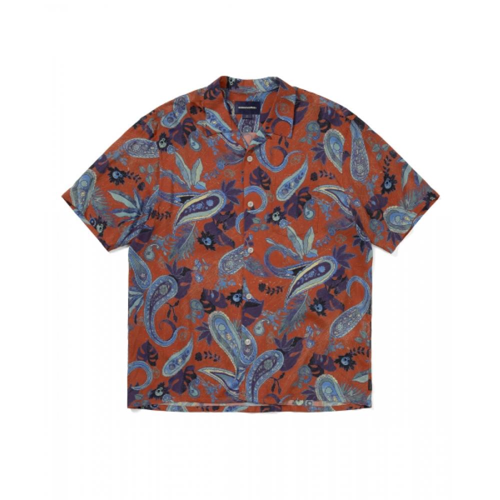 

ThiSiSneverthat Weird PaiSley S S Shirt Red S