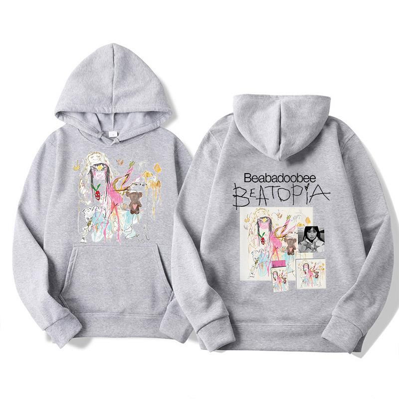

Толстовка с капюшоном Beabadoobee Beatopia унисекс Harajuku Aesthetic с длинным рукавом удобная одежда Ropa Mujer флисовая мягкая толстовка с капюшоном XS