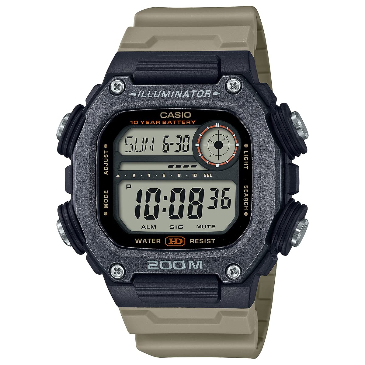 

CASIO Standard Digital Watch Long Strap Khaki Overseas Model [Casio] DW-291HX-5AV Men s [Item]