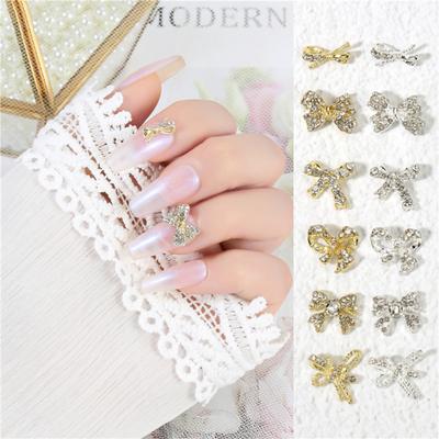 Mini Nail Art Charms Modeaccessoires Schleife Nagel Charms