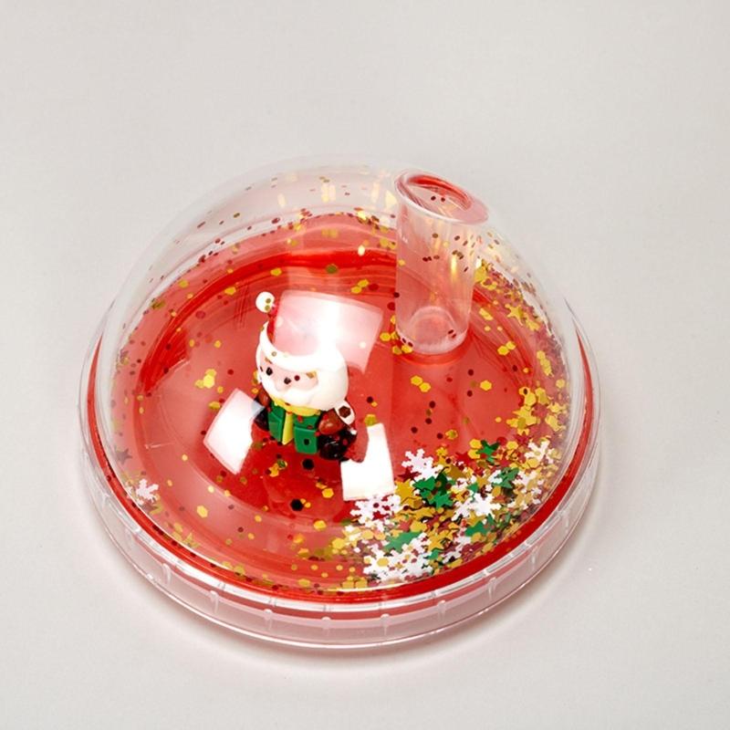 450ml Christmas Cup with Lid Straw Coffee Mug Xmas Cup Water Bottle Christmas Gift Wholesale Xmas Tumbler Reusable