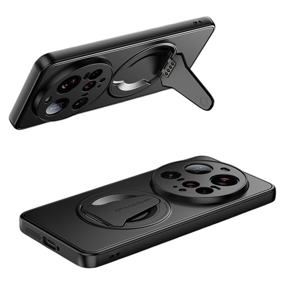 For Xiaomi 15 Ultra Case Compatible with MagSafe Hidden Kickstand Skin-Feel Matte PC TPU Phone Back Cover