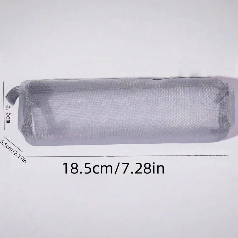1 Stück Transparente Netz-Federtasche, Tragbare Aufbewahrung Geeignet für Schüler, Multifunktionale Transparente Federtasche
