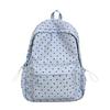 Small fresh schoolbag female love polka dot junior high school student large capacity backpack high value student schoolbag