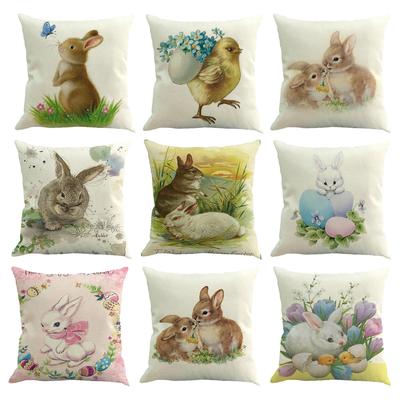 Easter Sofa Bed Home Decoration Festival Pillow Case Cushion Cover